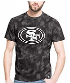 Men's San Francisco 49ers Team Logo Black Camo Men's T Shirt,baseball caps,new era cap wholesale,wholesale hats
